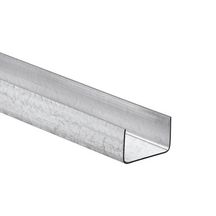 Rail Prégymétal R48-30/6 - acier galvanisé Z275 - L. 3 m - ailes 30 mm