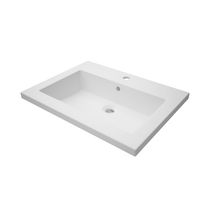 Plan de toilette Alterna Concerto2 60 cm en synthèse vasque centrée