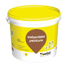 Weberdeko peinture pour façade et murs - ton pierre claire 015 - seau de 20 kg