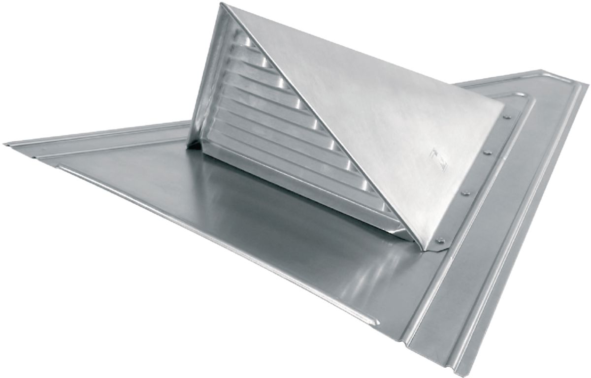VMZINC Chatière traditionnelle triangulaire pour couverture ardoises anthrazinc section