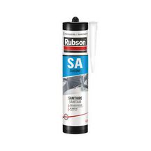 Mastic silicone Rubson SA sanitaire - translucide - cartouche de 300 ml