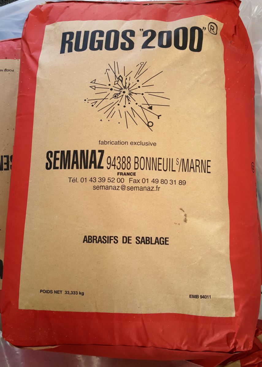 SEMANAZ - Sable interdit en sablage autorisé en humide à sec sac de 25kgs  réf GS 20/30