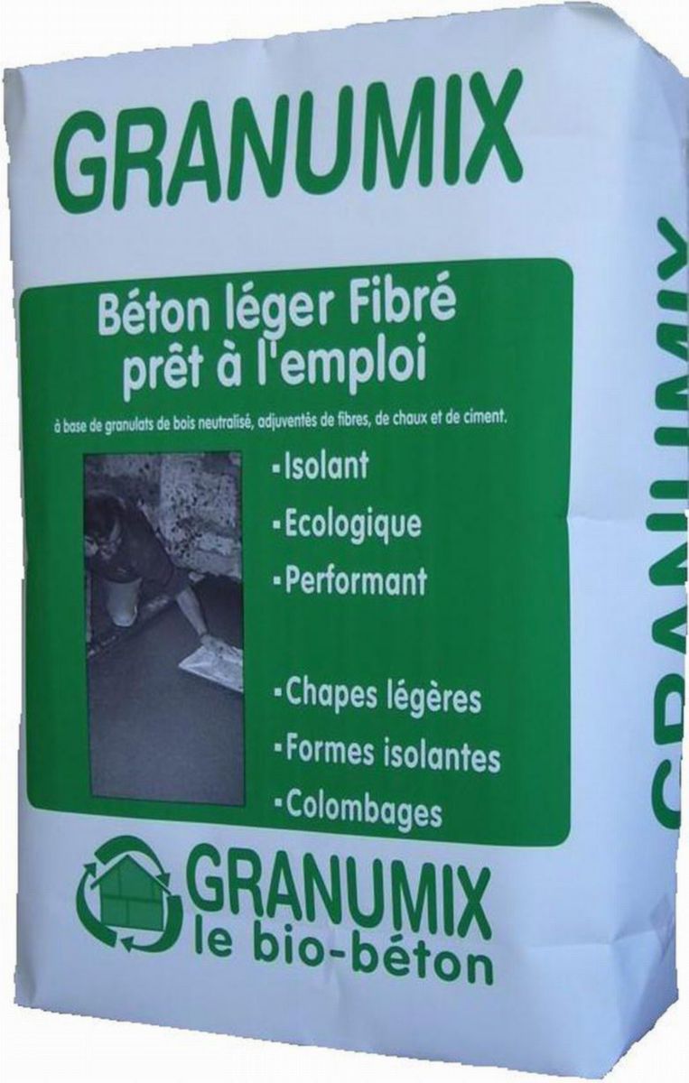 GRANULAND - Béton léger fibré prêt à l'emploi Granumix sac de 35 litres