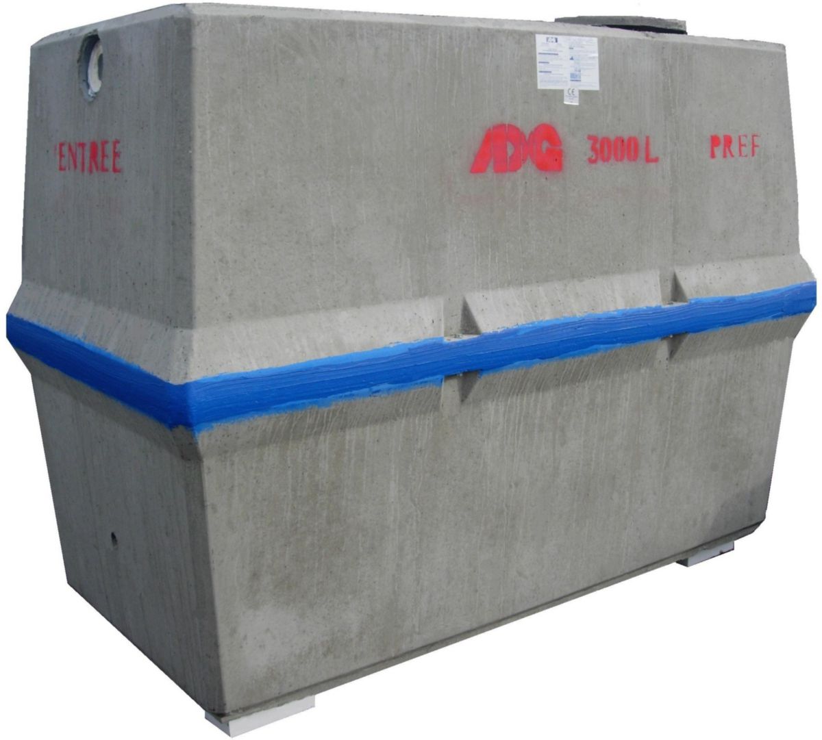 fosse septique 3000 litres beton