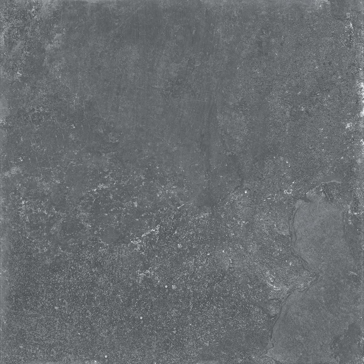 Carrelage sol extérieur grès cérame Château - noir antidérapant - 80x80 cm - ép. 20 mm