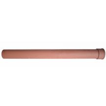 Dauphin fonte rouge droit diamètre _80mm longueur 1m