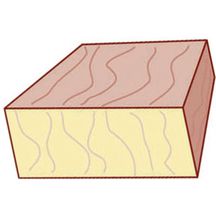 Tasseau raboté - sapin blanc du Nord - 27x27x2400 mm