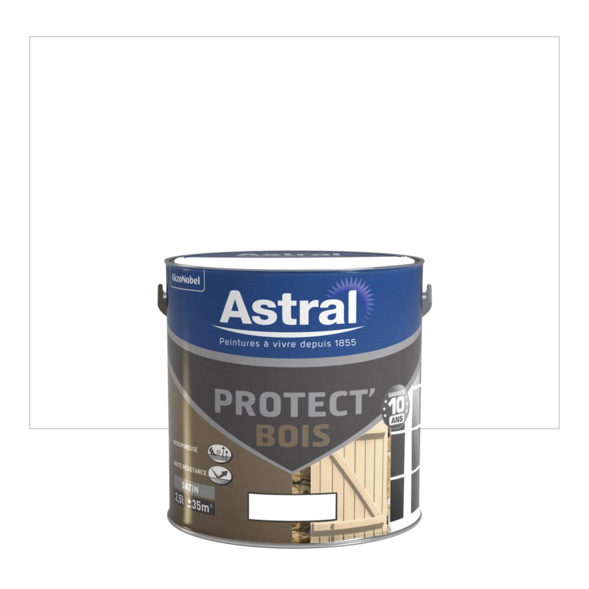 ASTRAL - Peinture glycéro extérieur Protect'Bois base clear satin