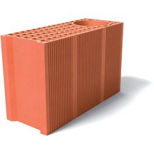 Brique poteau rectifiée bgv20 - terre cuite - 500x200x314 mm - réservation de 15 cm