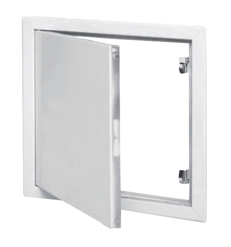 150x150 mm Trappe Dinspection En Acier Galvanis/é Blanc Avec Serrure