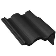 Tuile de rive universelle droite Plein ciel béton minéral brun novo 420x335x155 mm Réf: 10037386 ( ancienne Réf : PC04016 )