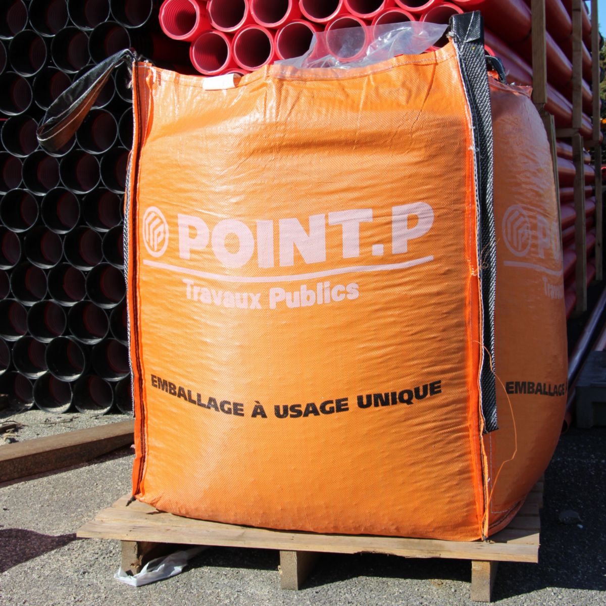 Big bag sable 0 4 volume maxi 705L 3 4m3 poids appromatif 1 300T