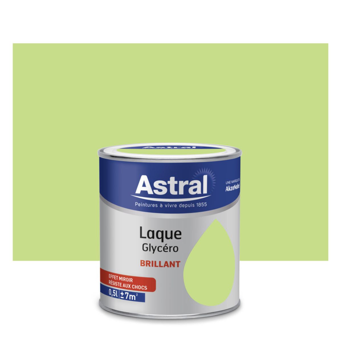 ASTRAL - Peinture Astral laqué brillant 0,5 litre vert anis | Point.P