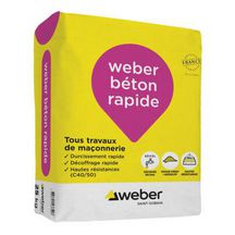 Produit de maçonnerie weber béton rapide - sac de 25 kg
