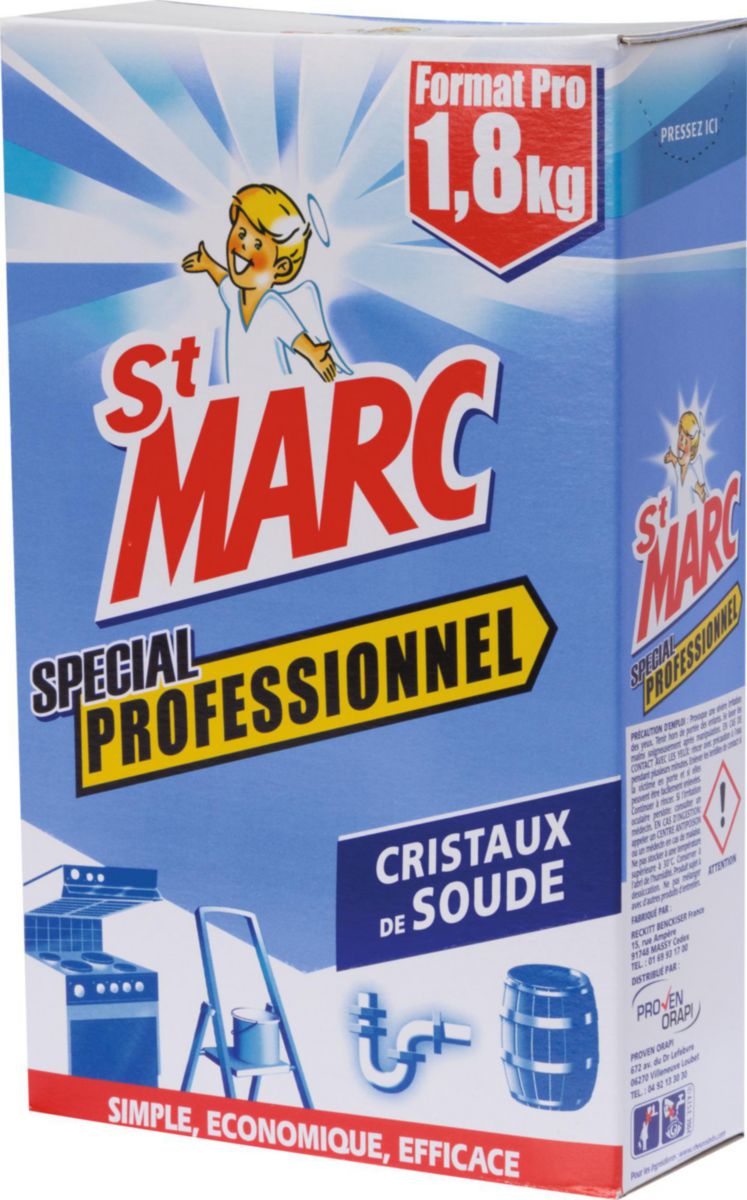 ST MARC - Lessive St Marc cristaux de soude 1,8kg