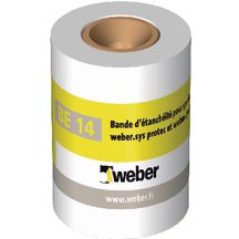 Bande d'étanchéité BE14 pour système sous carrelage webersys protec - rouleau de 10 m x 12 cm