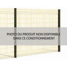 Panneau Axis C diamètre fil 5mm maille 200x55mm 2,48x1,90m gris RAL 7016