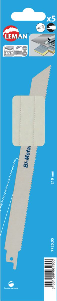 Lame de scie sabre - bi-métal - 2100x0,9 mm