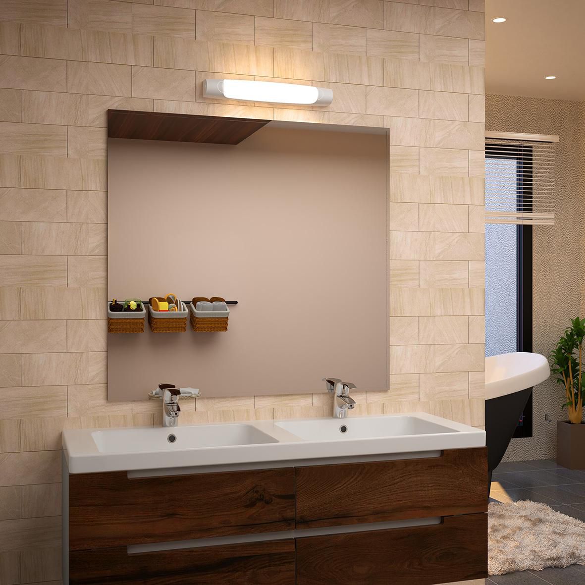 ARIC - Réglette murale LED pour salle d'eau avec interrupteur - 6W ...