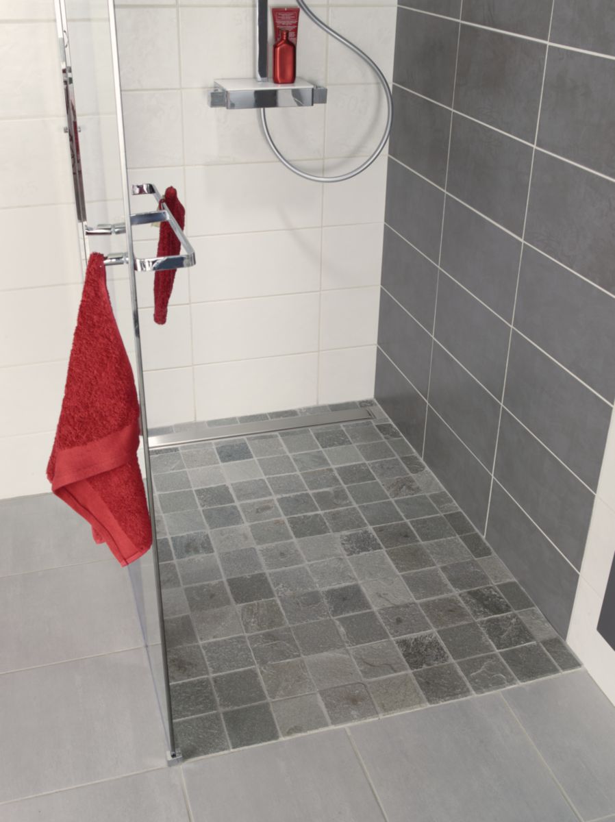 ARTE DECO Mosaïque pierre naturelle pour receveur de douche black