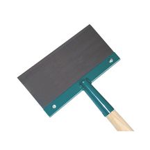 Racloir de coffreur - lame boulonnée sans manche - vert - 30x15 cm