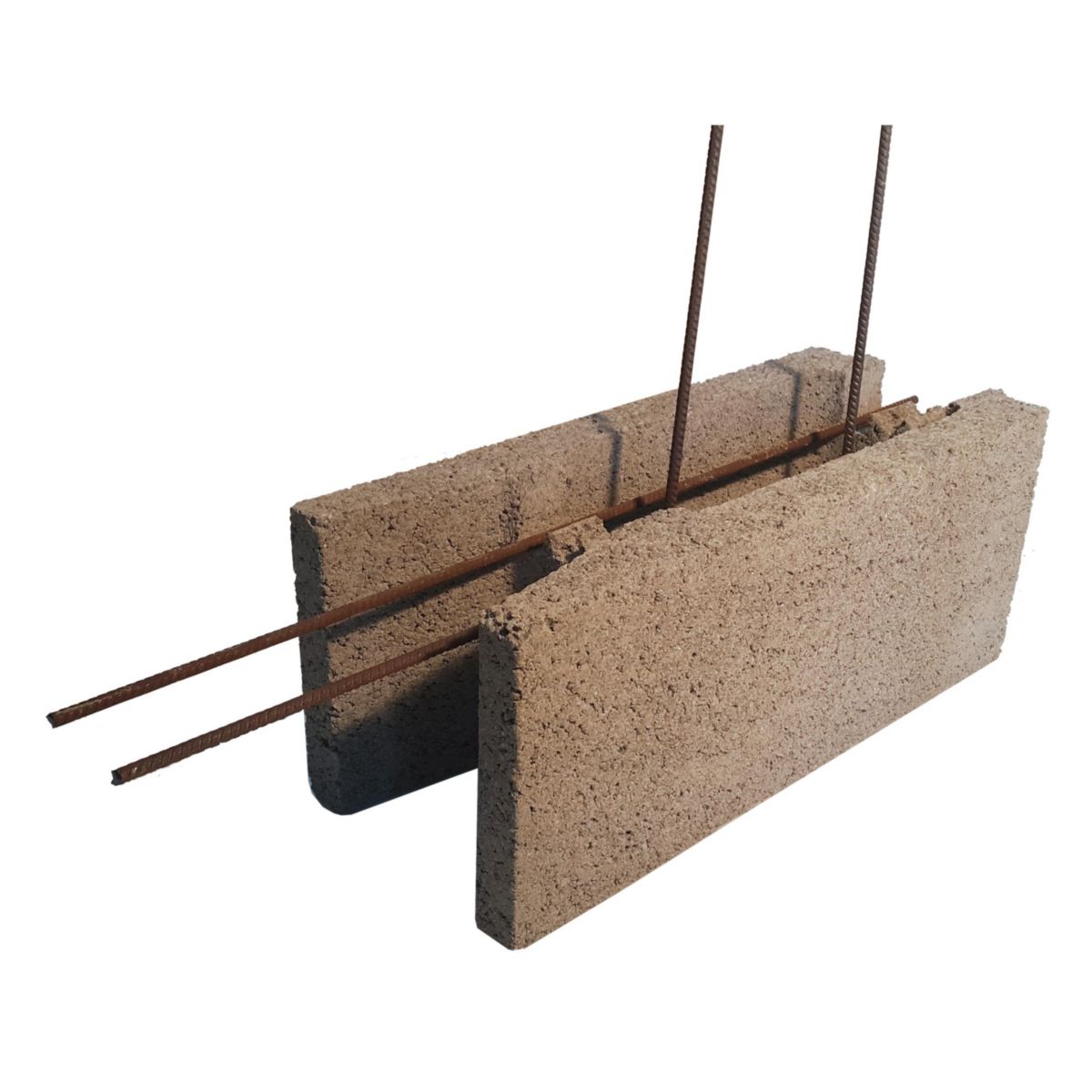 Bloc De Coffrage Béton 500x200x200 Mm LIB INDUSTRIES - Bloc de coffrage béton Stepoc - classe B40 - 500x200x200 mm  | POINT.P