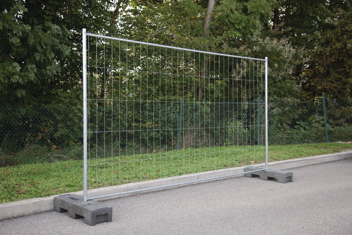 Clôture mobile Basic M350 4 tubes - 3,5x2 m - mailles 100x355 mm