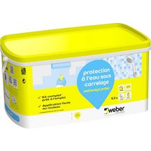 Système de protection à l'eau sous carrelage webersys protec - kit de 6 m²