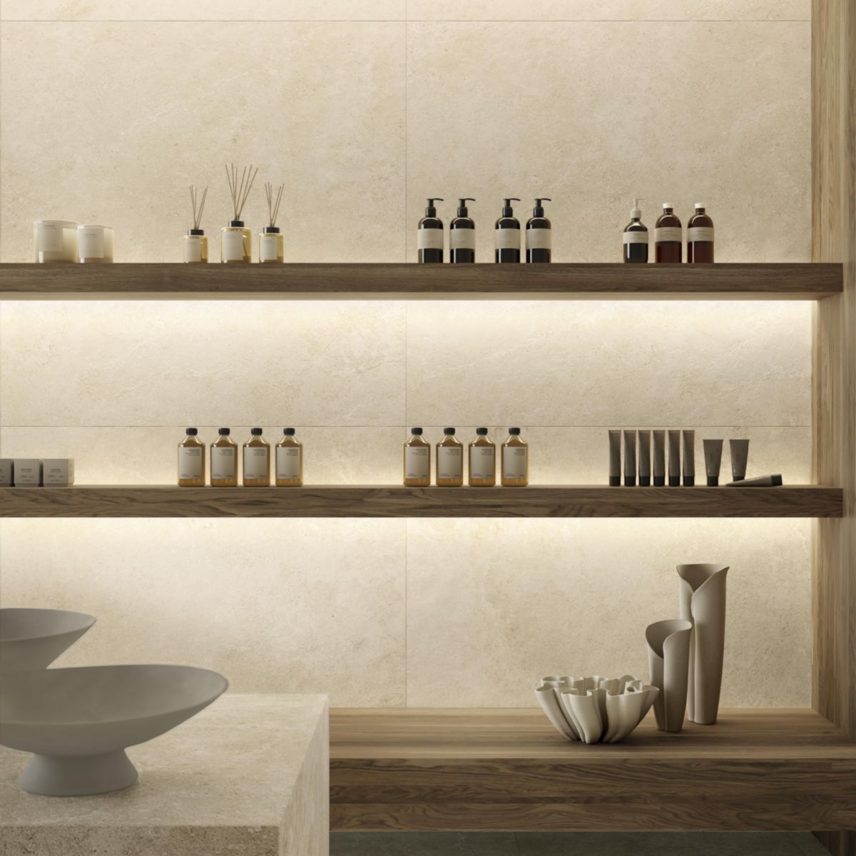 Grès cérame émaillé Century Rocknest maplerock naturale plinthe 5,4 x 60 cm 0142102