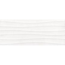 Faïence murale Replace - décor bianco Vento 3D structuré - 20x50 cm - ép. 8,5 mm