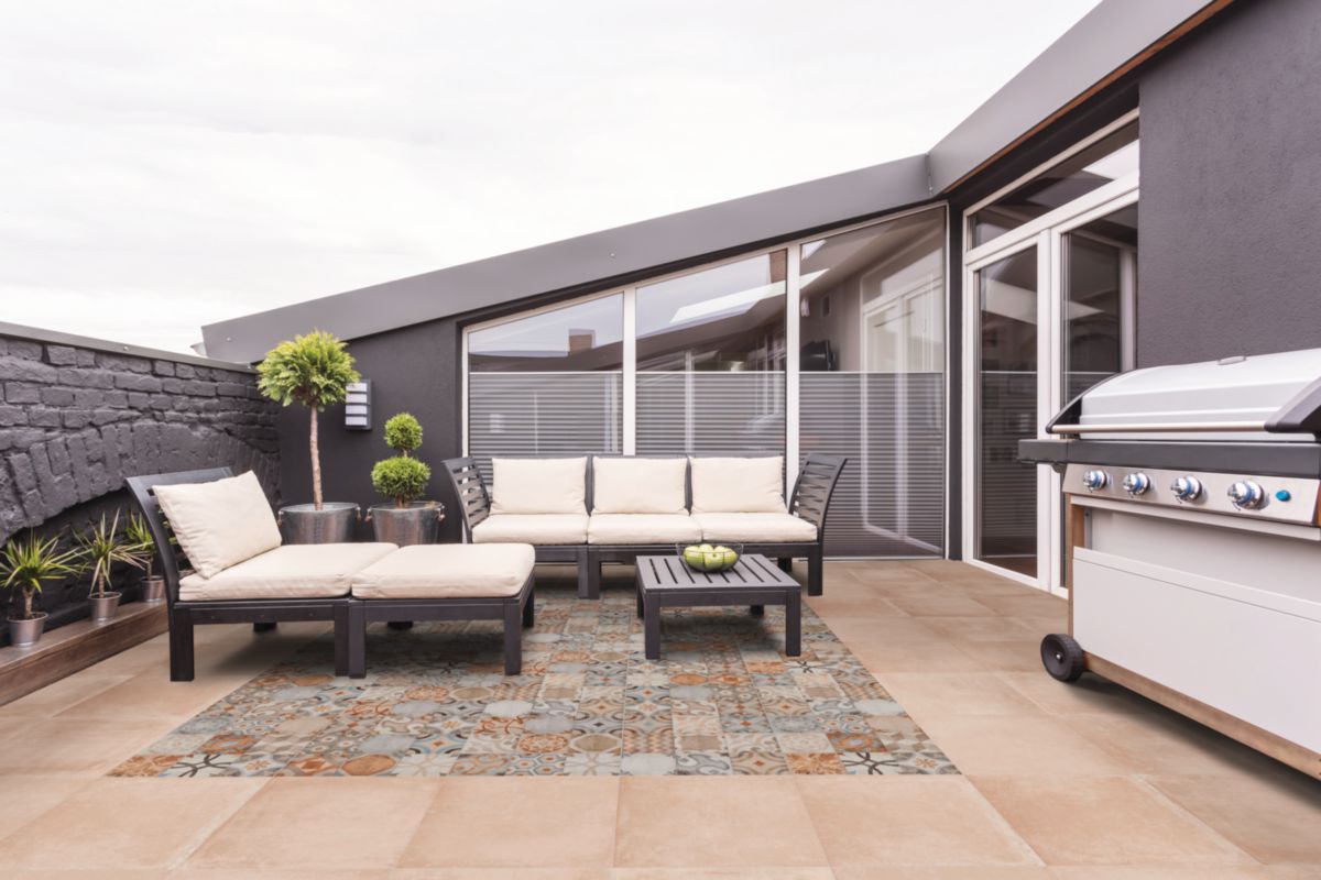 Carrelage Sol Extérieur Grès Cérame émaillé Julian Gris Mat 60x60 Cm ép 2 Cm