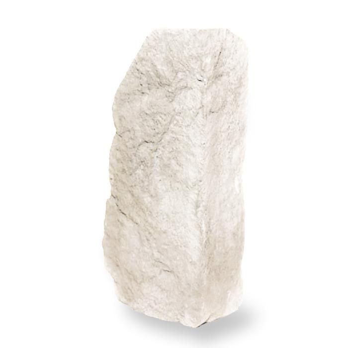 Plaquette d'angle pour parement mural Armorique - white - 1,8/2x17/25x20/25x8/10 cm - boîte de 2,80 m