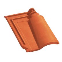 Tuile 2/3 pureau Méridionale terre cuite rouge L. 330 mm ref 8043 teinte 070 EDILIANS