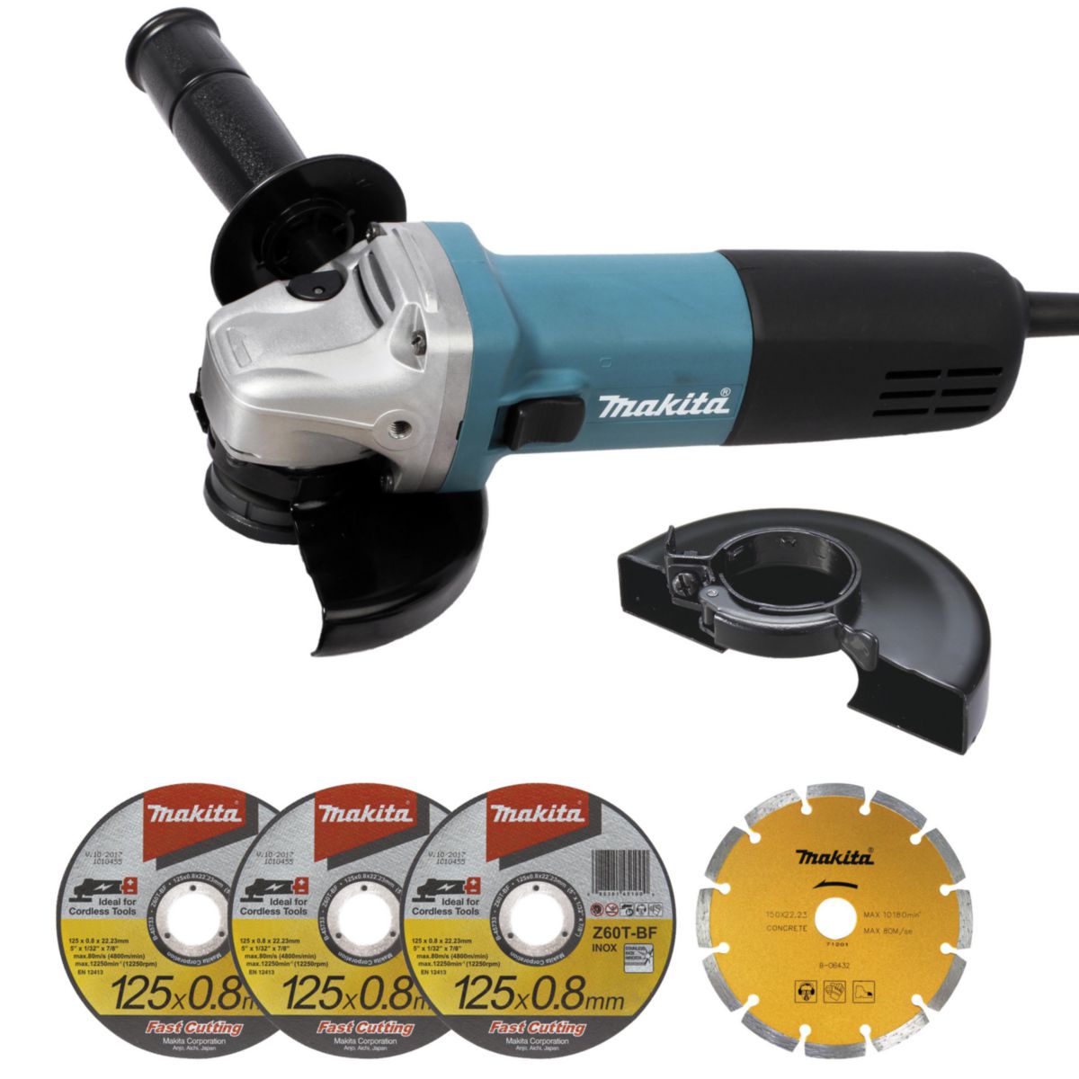 Makita Meuleuse 9558hnrgk1 O 125 Mm 840 W Point P