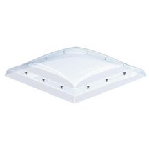 Coupole transparente ISD 0000A pour fenêtre toiture plate CFP ou CVP - 100x100 cm