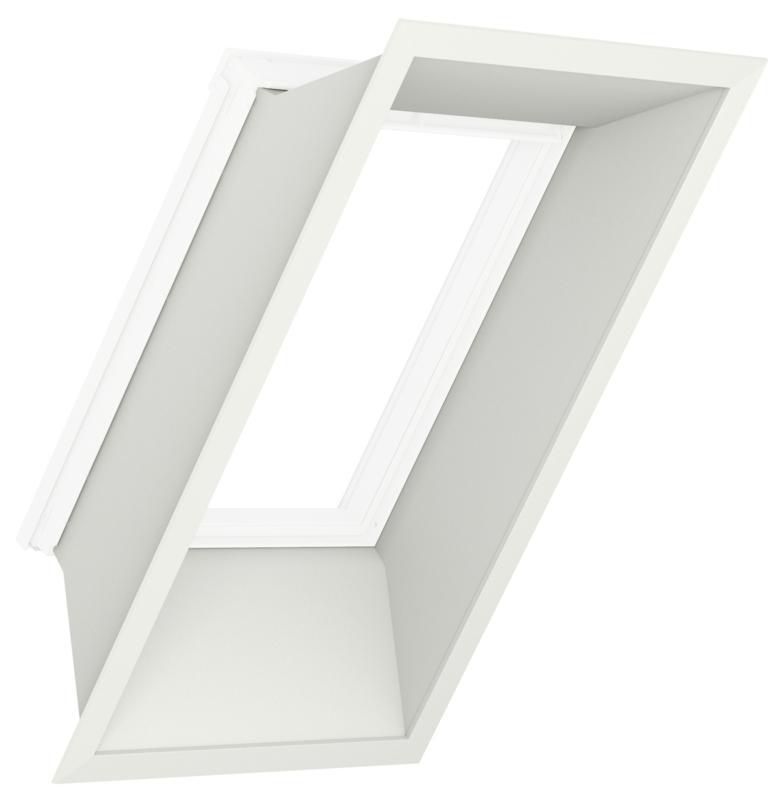Habillage intérieur LSB 2000 pour fenêtre de toit MK08 - blanc - pour ép. sous-toiture 170-330 mm