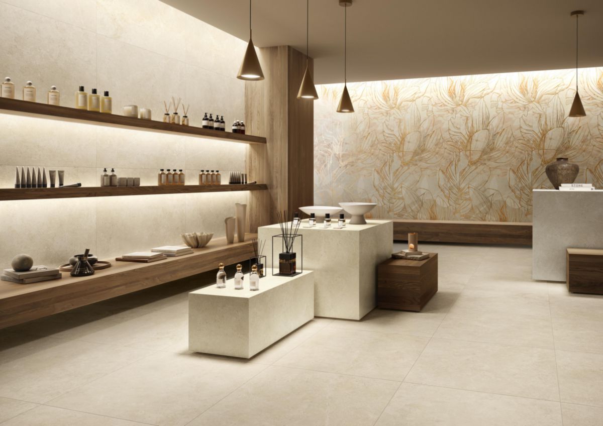 Grès cérame émaillé Century Rocknest maplerock naturale plinthe 5,4 x 60 cm 0142102