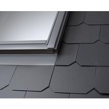 Raccord EDL pour fenêtre de toit CK02 55x78 cm pose traditionnelle sur ardoises gris anthracite EDL CK02 0000