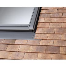 Raccord EDP pour fenêtre de toit CK02 55x78 cm - pose traditionnelle sur petites tuiles plates - gris anthracite