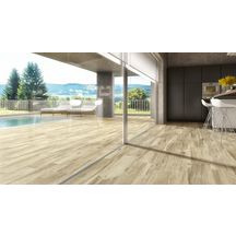 Plinthe Coolwood - grès cérame émaillé - ton cinnamon mat - 7x89,7 cm