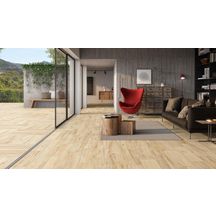 Plinthe Coolwood - grès cérame émaillé - ton cinnamon mat - 7x89,7 cm