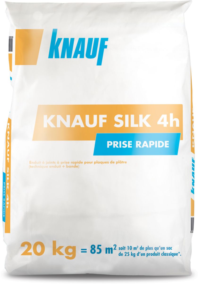 KNAUF - KNAUF SILK 4H 5 KG : Enduit de jointoiement et de finition a ...