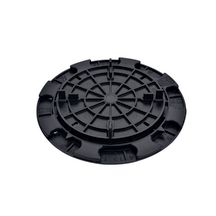 Plot réglable pour dalle de terrasse - noir - H. 8/20 mm