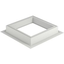 Réhausse isolée 30 cm blanc pour fenêtre-coupole 60x60cm (CVP/CFP/CXP)-2 colis(ZCE 0015+ZCE 1015)ZCE 060060 S000