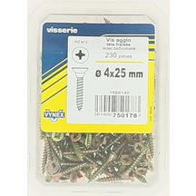 Vis Agglo tête fraisée pozi acier bichromaté 4x25-vybac x230