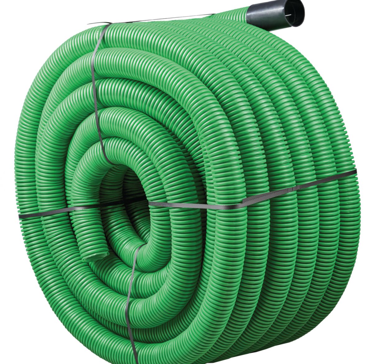 Gaine électrique Extérieur Enterré Brico Dépôt RYB - Gaine TPC - polyéthylène vert - Ø 40 mm - couronne de 50 m | POINT.P