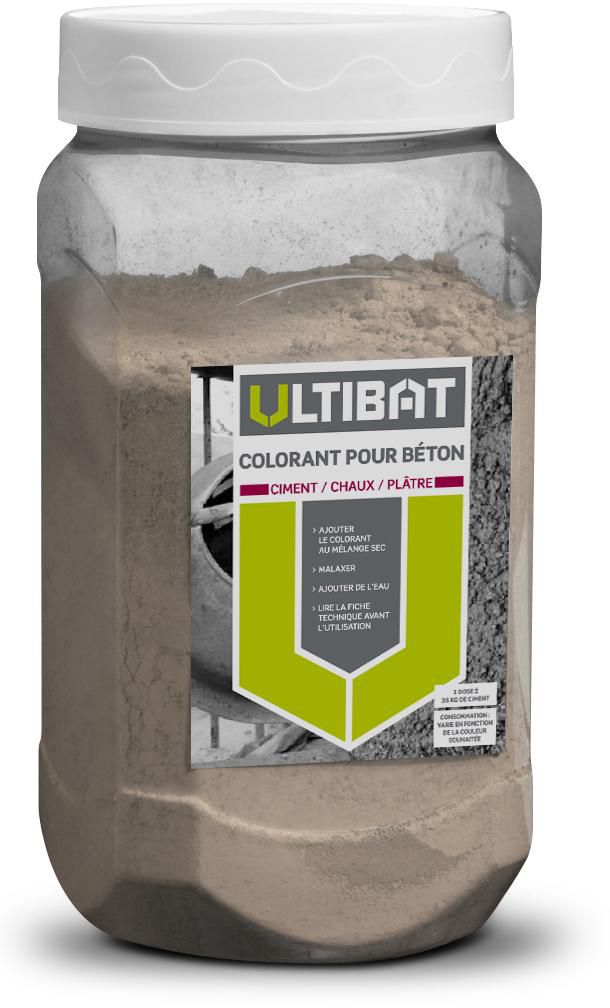 ULTIBAT - Colorant pour béton, ciment, chaux et plâtre - ton pierre ...