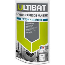 Hydrofuge de masse pour béton et mortier ULTIBAT dose 300ml