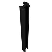 Poteau Gigaclip pour panneau rigide à clips - acier noir 9005 - H. 220 cm