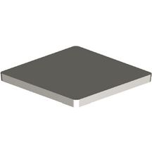 Couvercle armé pour regard pluvial RP50 54 x 54cm int, 60 x 60cm ext, 4,5cm Hauteur